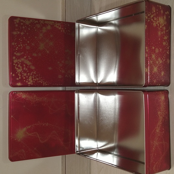 Holiday Tin Gift/Storage Containers - Picture 5 of 5